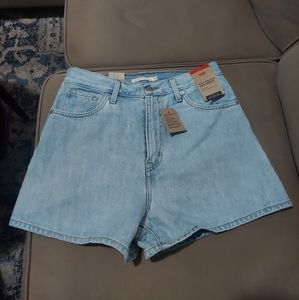 Levi's high waisted mom shorts